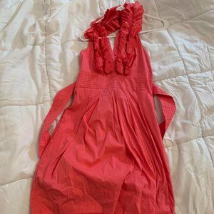 SIZE 0 LOVELY RARE BCBG dress- Coral pink color